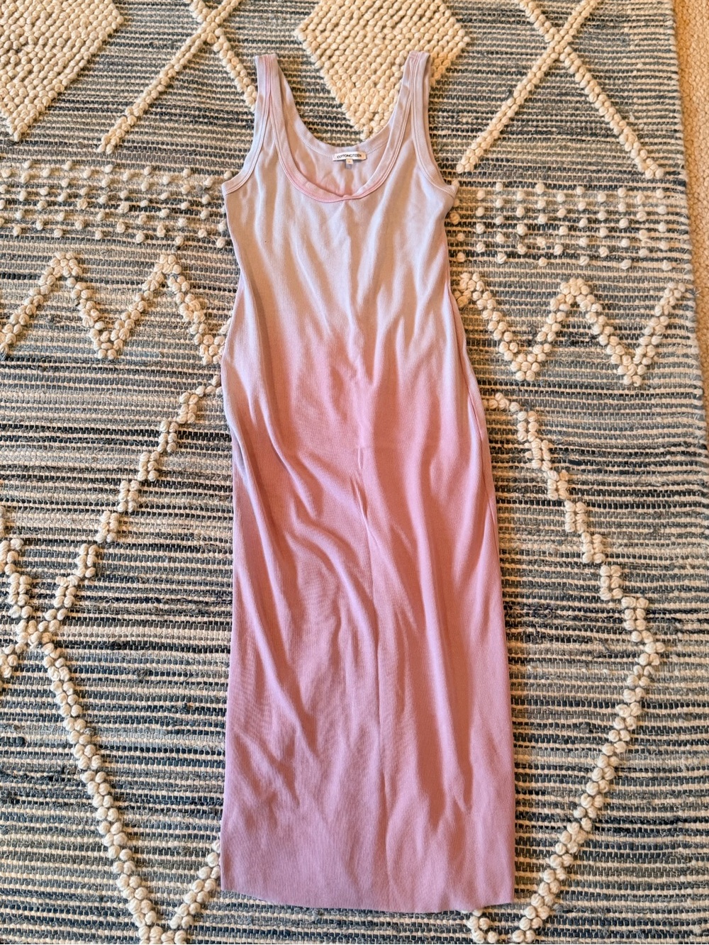 Cotton Citizen Pink Ombre Maxi Tank Dress